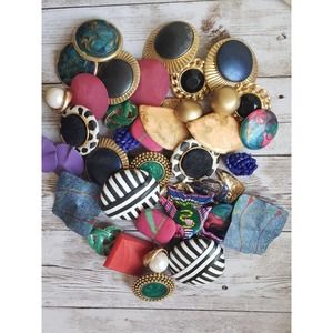 Vintage Post Earrings Lot